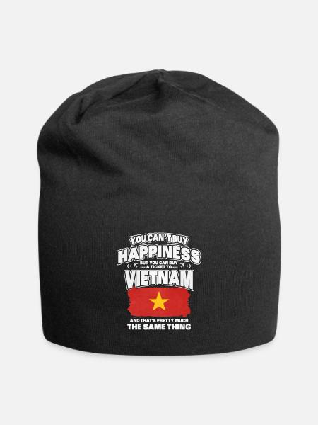 Vietnam - Bonnet en jersey - noir