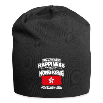 Hong Kong - Bonnet en jersey - noir - Devant
