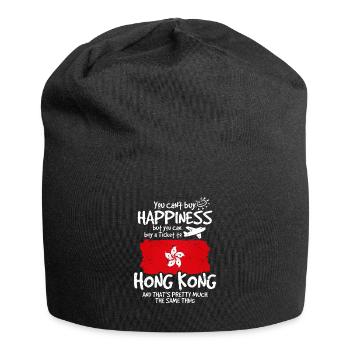Hong Kong - Bonnet en jersey - noir - Devant