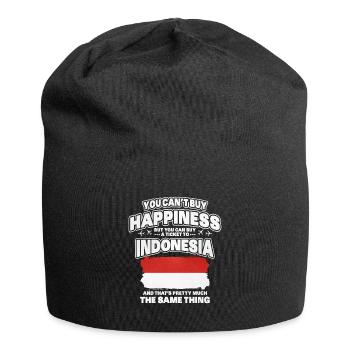 Indonésie - Bonnet en jersey - noir - Devant