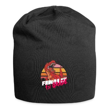 Finally 1st Grade, First Grader - Jersey Beanie - black - Front