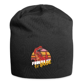 Finally 1st Grade, First Grader - Jersey Beanie - black - Front