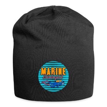 Retro Marine Biologist Awesome Designs Present - Jersey Beanie - black - Front