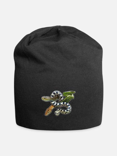 Herpétologiste Serpents Reptiles Loutre Natter - Bonnet en jersey - noir