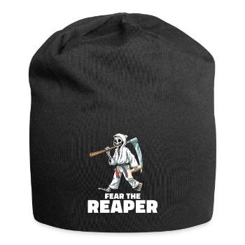 Fear The Reaper - Jiu Jitsu Beinschlösser - Jersey-Beanie - Schwarz - Vorne