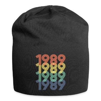 1989, Jahrgang 35. Geburtstag Männer Frauen 35 Jahre alt - Jersey-Beanie - Schwarz - Vorne