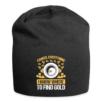 Panner I know where to find Gold Prospector Miner - Jersey Beanie - black - Front