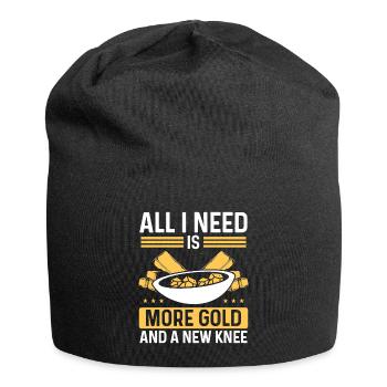 Panner More Gold and new Knee Prospector Miner - Jersey-Beanie - Schwarz - Vorne