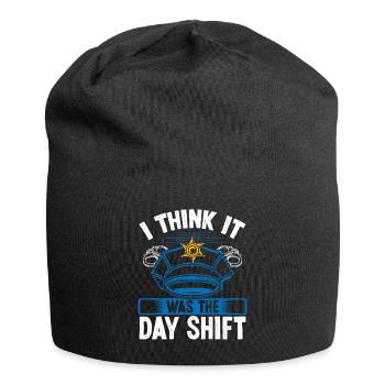 Night Shift Police Officer was Day Shift Polieman - Jersey-Beanie - Schwarz - Vorne