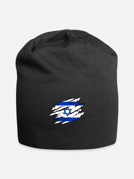 Israel - Jersey-Beanie - Schwarz