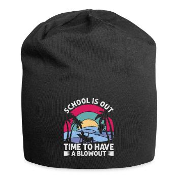 School Is Out Time To Have A Blowout - Teacher - R - Jersey-Beanie - Schwarz - Vorne