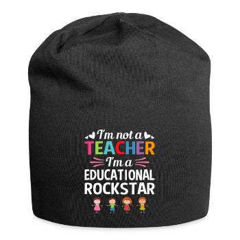 Grundschullehrer Kindergartenpädagogik - Jersey-Beanie - Schwarz - Vorne