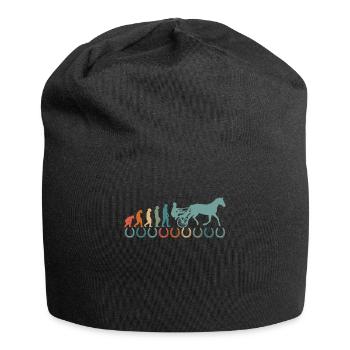 Harnais de chevaux de trot Chevaux de sport équestre - Bonnet en jersey - noir - Devant