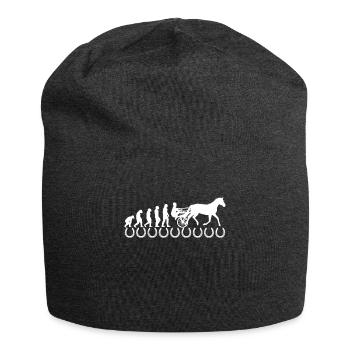 Harnais de chevaux de trot Chevaux de sport équestre - Bonnet en jersey - charbon - Devant
