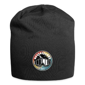 Skifahren in Neveazzurra Italien - Jersey-Beanie - Schwarz - Vorne