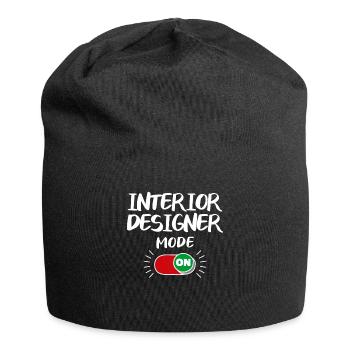 Interior Designer Fashion On Architect Architecture - Jersey Beanie - black - Front