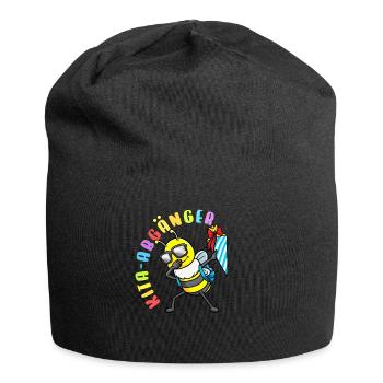 Kita Abgänger Schultüte Biene Kindergarten - Jersey-Beanie - Schwarz - Vorne