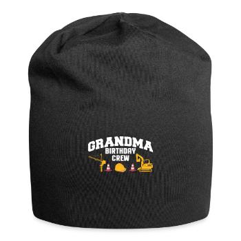 Grandma Birthday Crew Shirt Gift - Jersey Beanie - black - Front