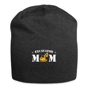 Excavatrice Maman Travailleur de la construction Chemise cadeau - Bonnet en jersey - charbon - Devant