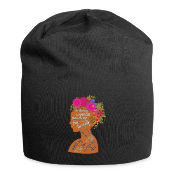 Strong Woman Feminism Rights Womens Equality - Jersey Beanie - black - Front