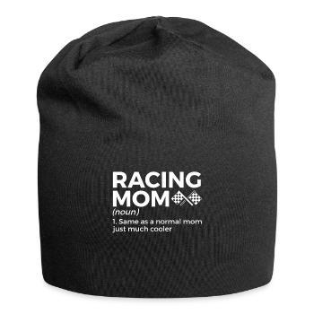 Racing Mom Motorsport Saying - Jersey Beanie - black - Front