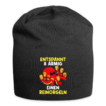 Entspannt achtarmig einen reinorgeln Saufen Party - Jersey-Beanie - Schwarz - Vorne