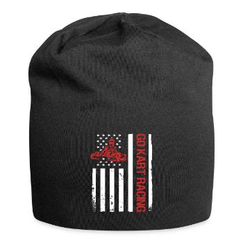 Kartsport Kart Driver Go Kart Gift Idea - Jersey Beanie - black - Front