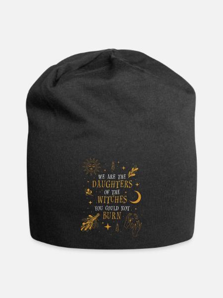 Cadeau Wicca des Filles des Sorcières - Bonnet en jersey - noir