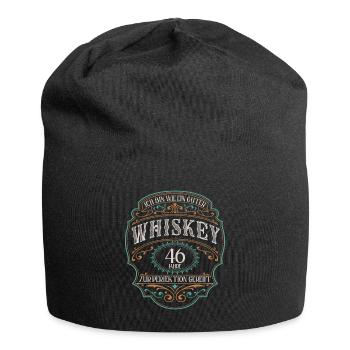 46 Jahre Ich bin wie guter Whisky 46. Geburtstag - Jersey-Beanie - Schwarz - Vorne