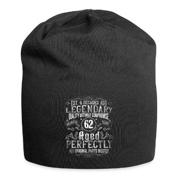 Legendary 62 years old gift for his 62nd birthday - Jersey Beanie - black - Front