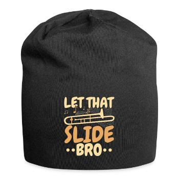 Let That Slide Bro Posaunist Musiker - Jersey-Beanie - Schwarz - Vorne