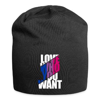 LGBT Rainbow Gay Pride Homo Lesbienne Gay - Bonnet en jersey - noir - Devant