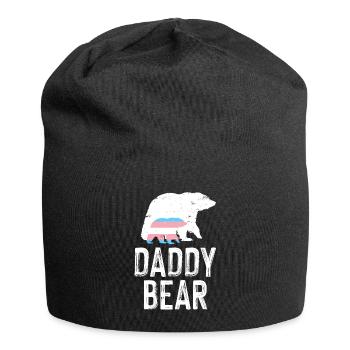 LGBT Rainbow Gay Pride Homo Lesbian Gay - Jersey Beanie - black - Front