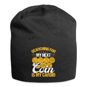 Coin Collecting is my Cardio Numismatist Humor - Jersey-Beanie - Schwarz - Vorne