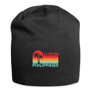 Vintage Holiday Trip Luzon Philippines Asia - Jersey Beanie - black - Front