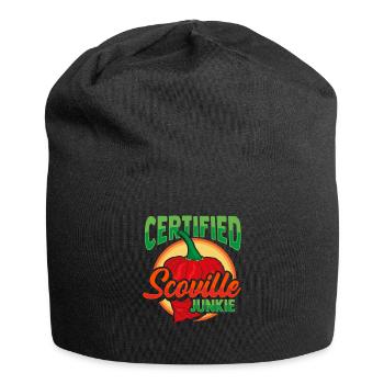Certfied Scoville Junkie Habanero Chili Liebhaber - Jersey-Beanie - Schwarz - Vorne