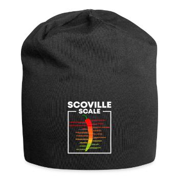 Scoville Skala Habanero Chili Liebhaber - Jersey-Beanie - Schwarz - Vorne