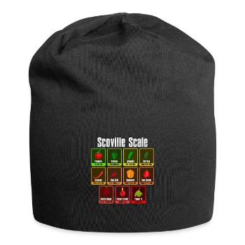 Scoville Skala Habanero Chili Liebhaber - Jersey-Beanie - Schwarz - Vorne