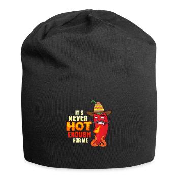 Mexikanisches Food Habanero-Chili-Liebhaber - Jersey-Beanie - Schwarz - Vorne