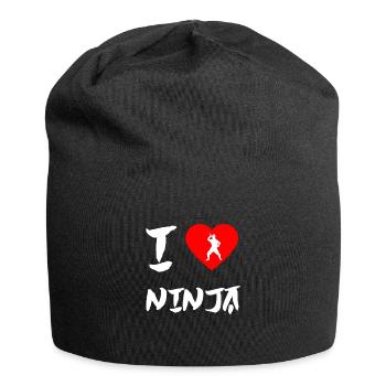 Ninja - Jersey Beanie - black - Front