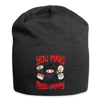 Ninja Gift Karate Ninjutsu Judo Samurai Japan - Jersey Beanie - black - Front