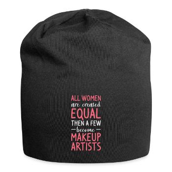 Toutes les femmes sont créées égales puis quelques-unes deviennent - Bonnet en jersey - noir - Devant