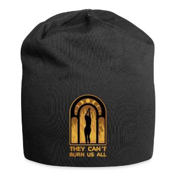 They Can't Burn Us All Wicca Gift - Jersey Beanie - black - Front