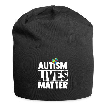 Autism Gift Autistic Asperger ADHD Autism - Jersey Beanie - black - Front