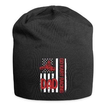 Kartsport Kart Driver Go Kart Gift Idea - Jersey Beanie - black - Front