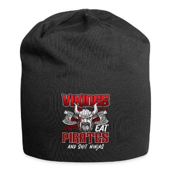 Norse Viking History Design for Viking Warriors - Jersey Beanie - black - Front