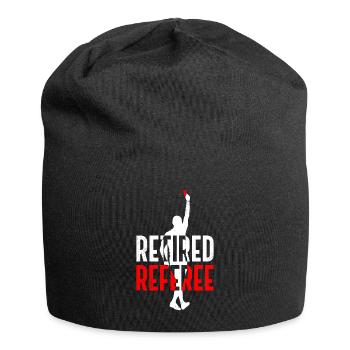 Schiedsrichter in Rente Schiri - Jersey-Beanie - Schwarz - Vorne