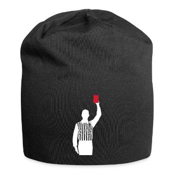Carton rouge de l’arbitre Shiri faute - Bonnet en jersey - noir - Devant