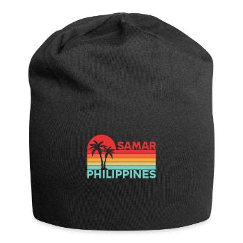 Vintage Urlaub Reise Samar Philippinen Asien - Jersey-Beanie - Schwarz - Vorne