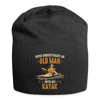 Kajak Kayak Kayaking - Bonnet en jersey - noir - Devant